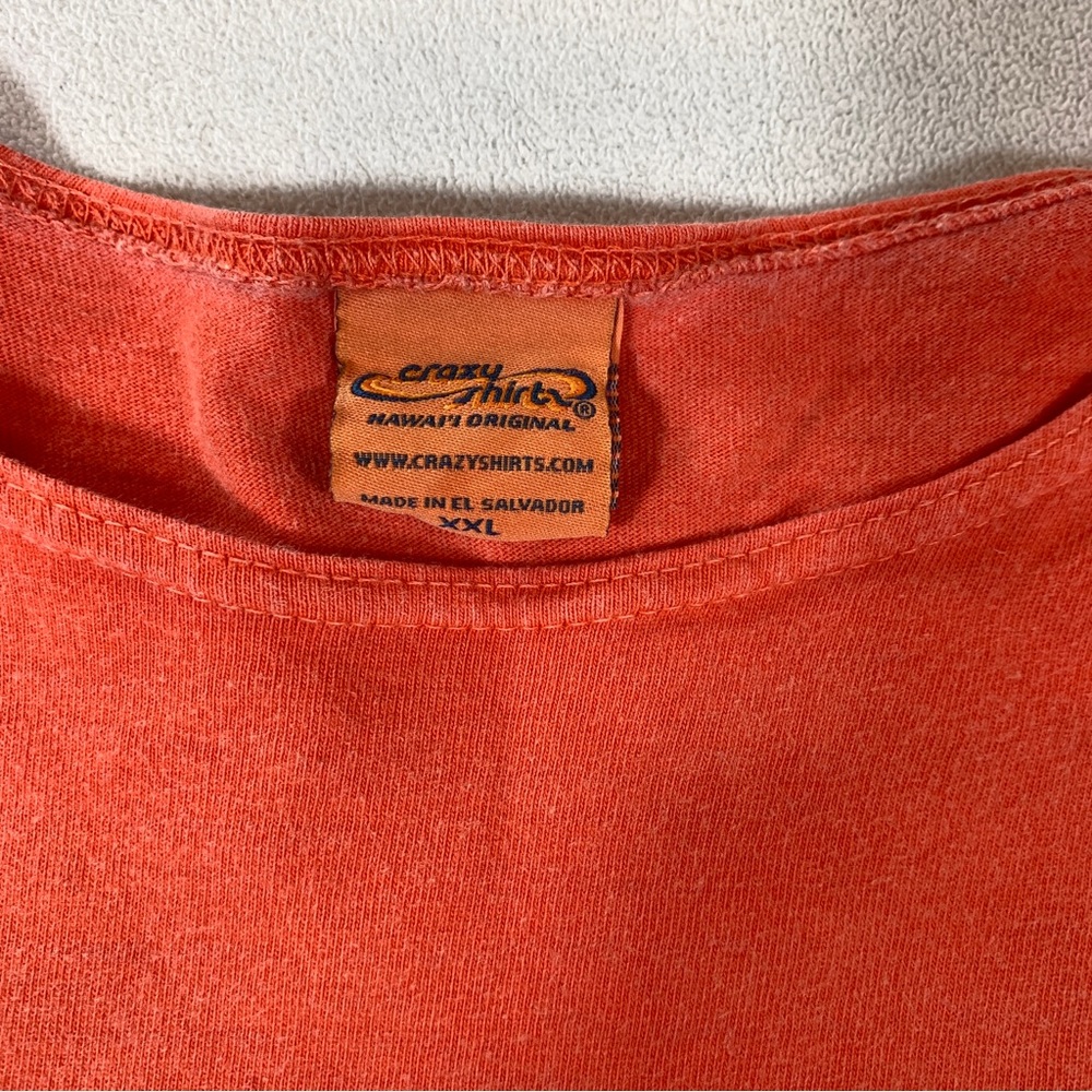 Crazy shirt Hawaii San Diego Womens XXL t shirt tangerine dye - Picture 8 of 8